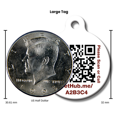 PetHub QR Pet ID Tag – Get Me Home Club