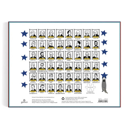 Presidents' Pets 2000 Piece Jigsaw Puzzle Galison