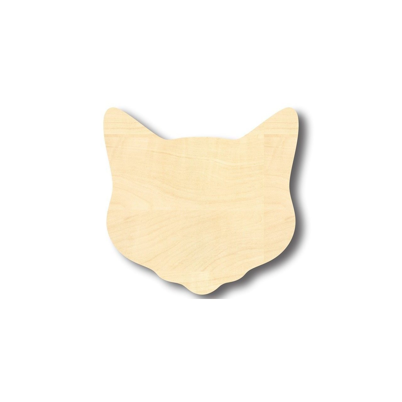 Unfinished Wood Cat Head Shape - Animal - Pet - Craft - up to 46" DIY